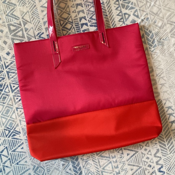 Lancôme Red & Pink Shoulder Tote - Picture 4 of 8